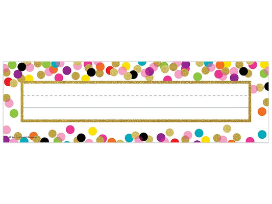 Confetti Nameplates - US 8269