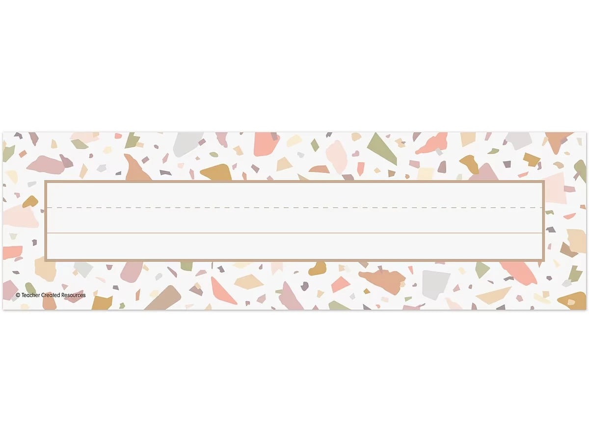 Terrazzo Tones Nameplates - US 4814