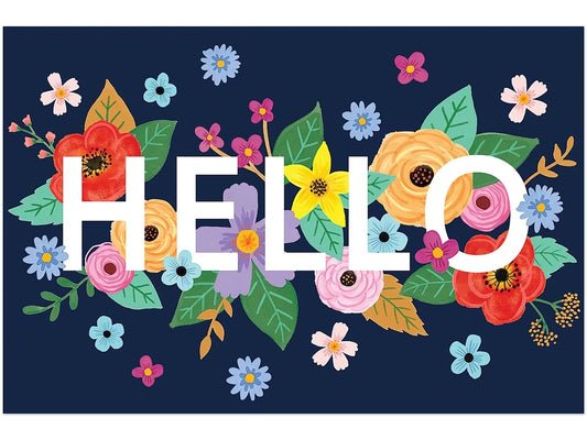 Wildflowers Hello Postcards - US 3545