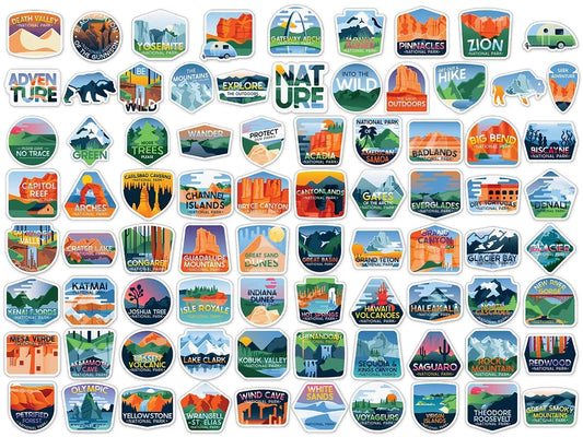 Adventure Vinyl Stickers - US 1808