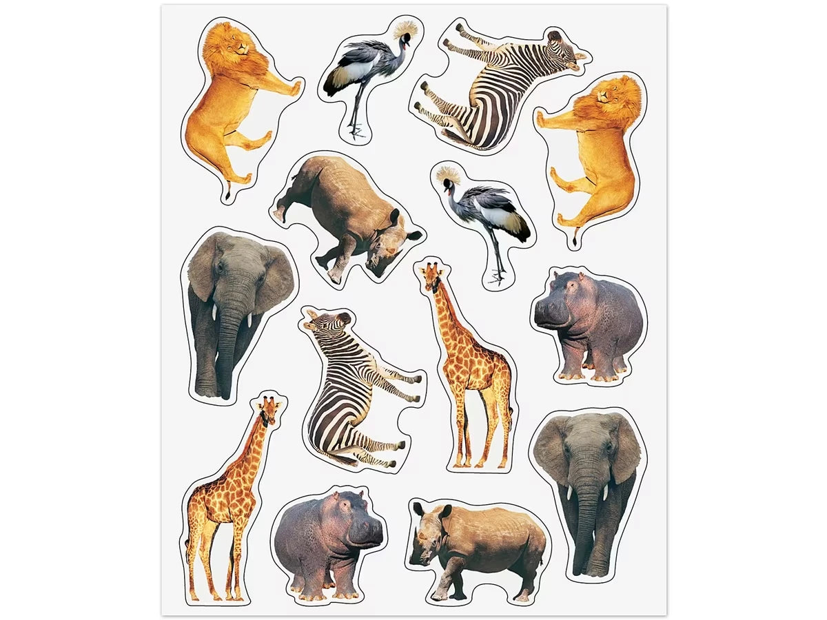 Wild Animal Photo Stickers - US 8617