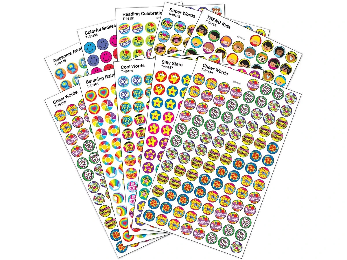 Motivational Mini Stickers - Variety Pack - US 8363