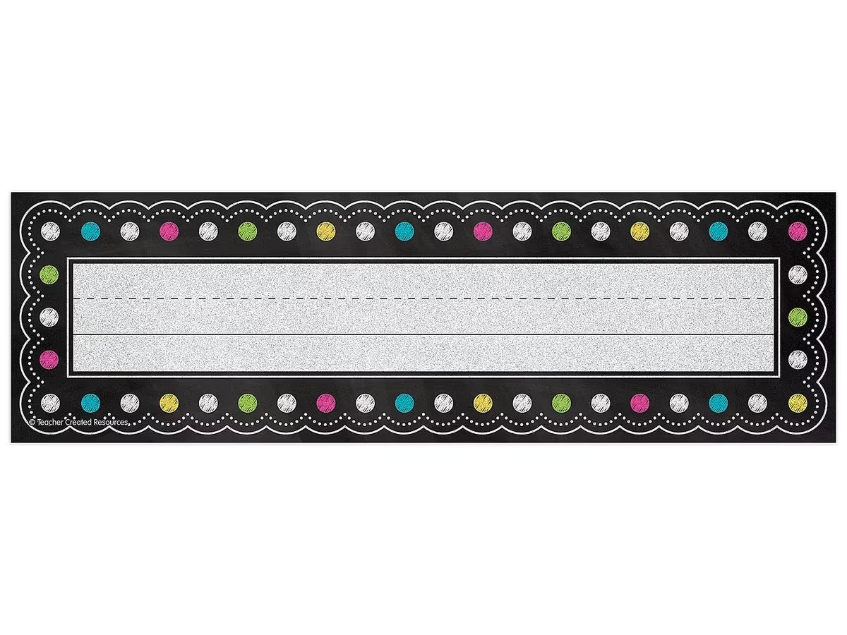 Chalkboard Brights Nameplates - US 2846