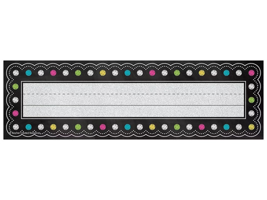 Chalkboard Brights Nameplates - US 2846