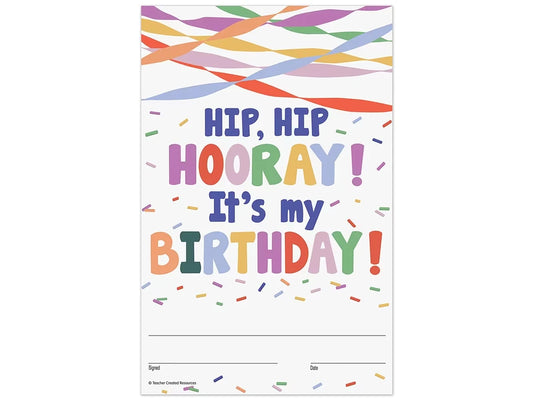Color Crush Birthday Certificates - US 1143