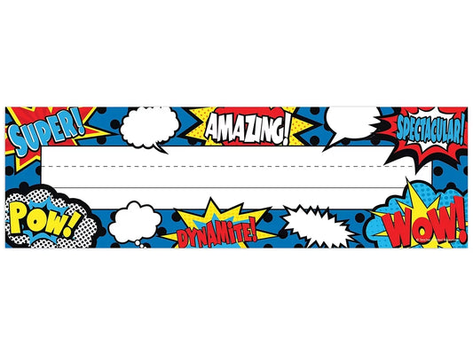 Superhero Nameplates - US 9179