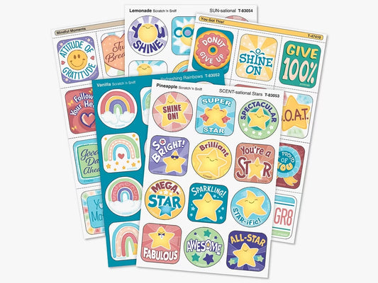 Be Your Best Scented Motivational Stickers - Variety Pack - US 5251