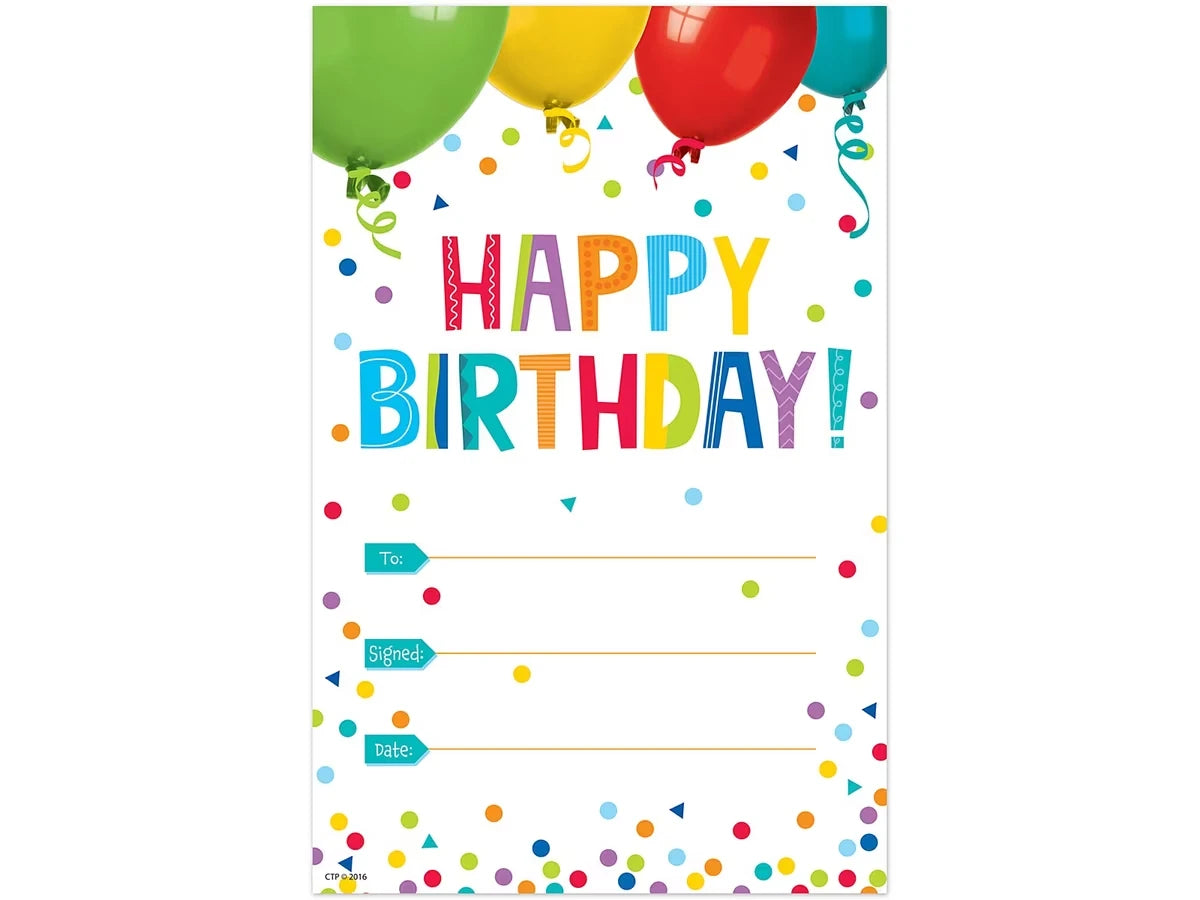 Celebration Birthday Certificates - US 6002