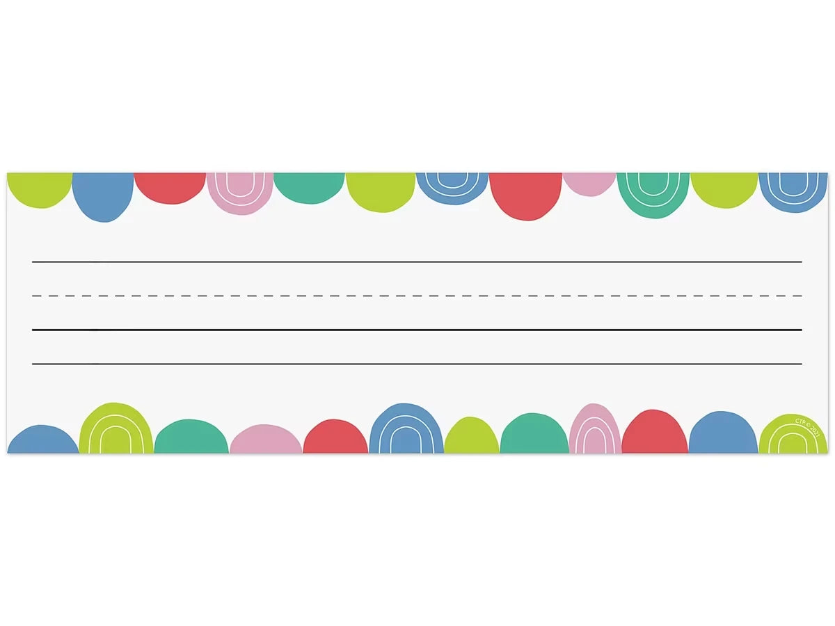 Rainbow Doodles Nameplates - US 5227