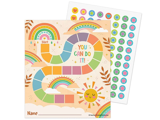 Sunshine Rainbow Reward Trackers with Stickers - US 6147