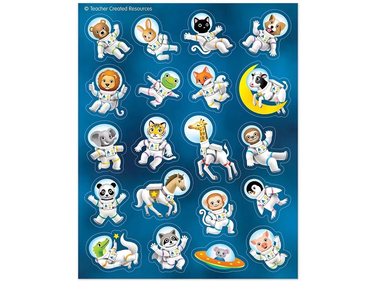 Outer Space Crew Animal Stickers - US 4530