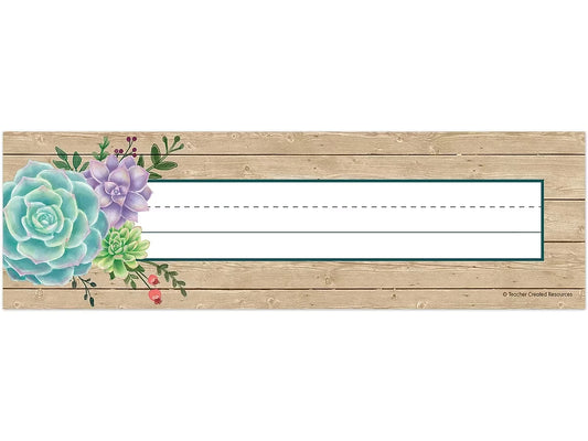 Rustic Bloom Nameplates - US 9212
