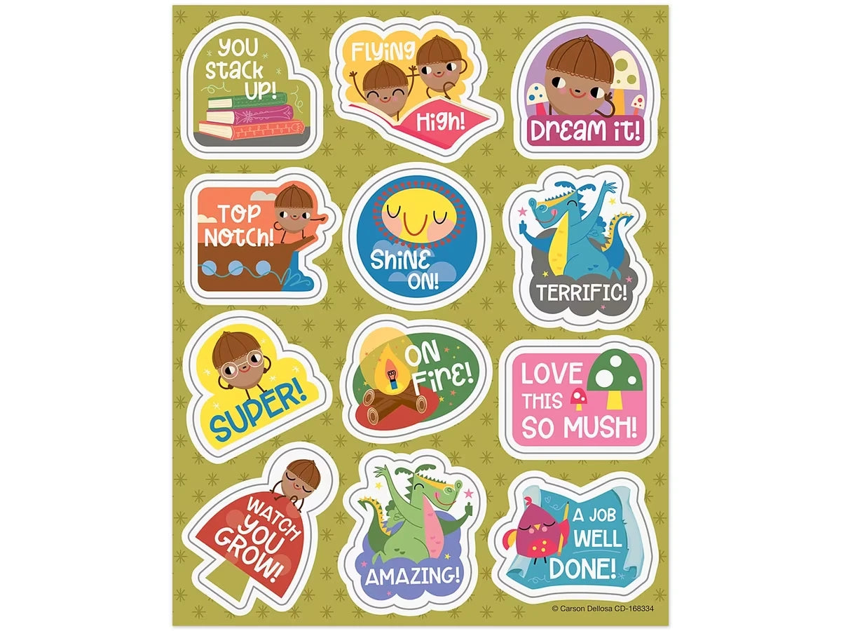Fairy Tale Forest Motivational Stickers - US 2015