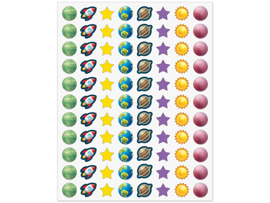 Outer Space Crew Mini Stickers - US 4340
