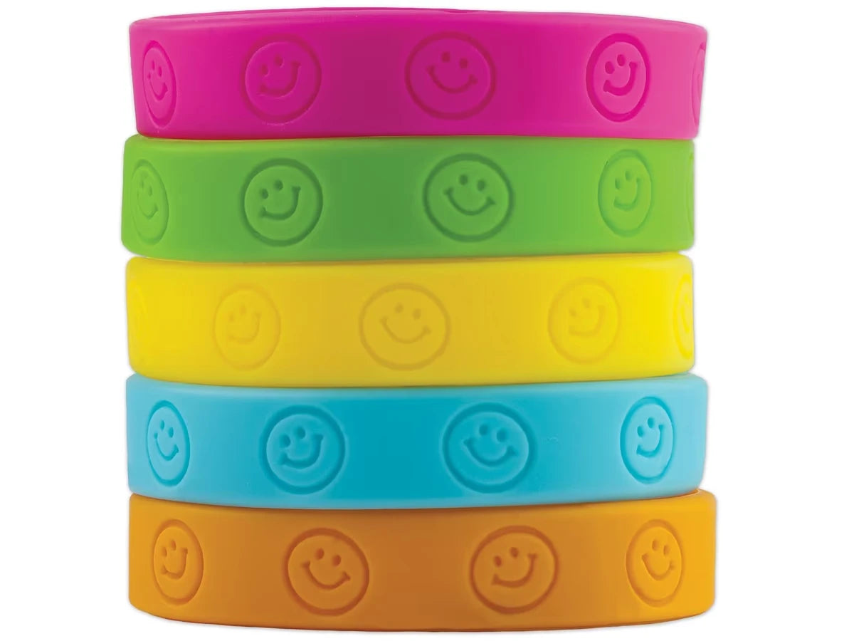 Happy Face Wristbands - US 8074