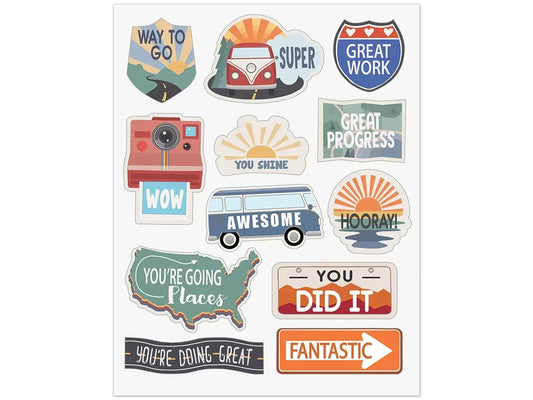 Moving Mountains Motivational Stickers - US 5526