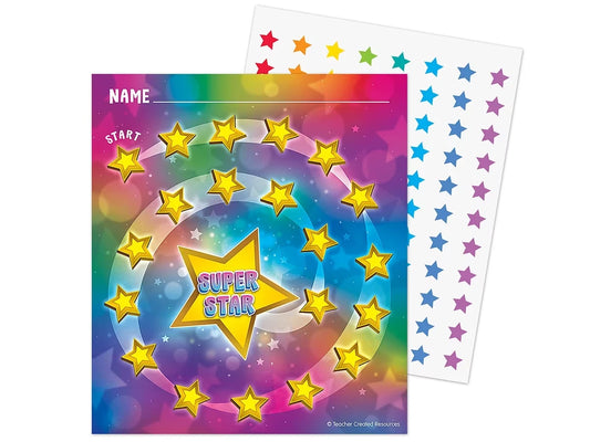Super Star Reward Trackers with Stickers - US 4024