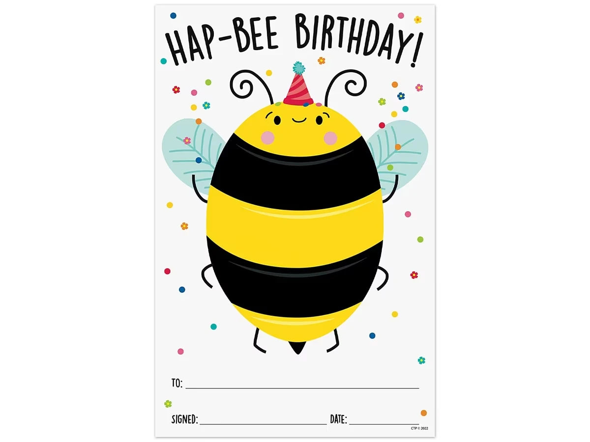 Hap-Bee Birthday! Certificates - US 7664