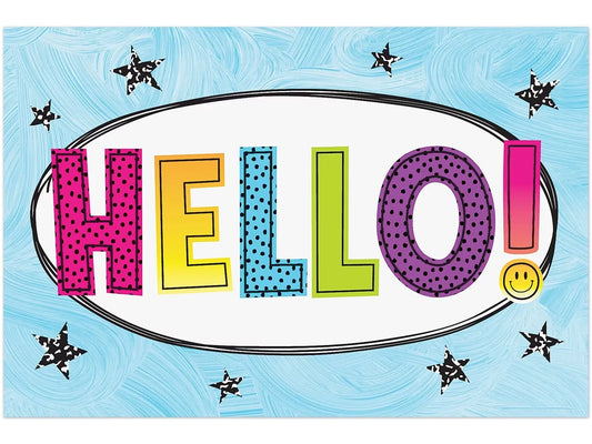 Brights 4Ever Hello Postcards - US 2833
