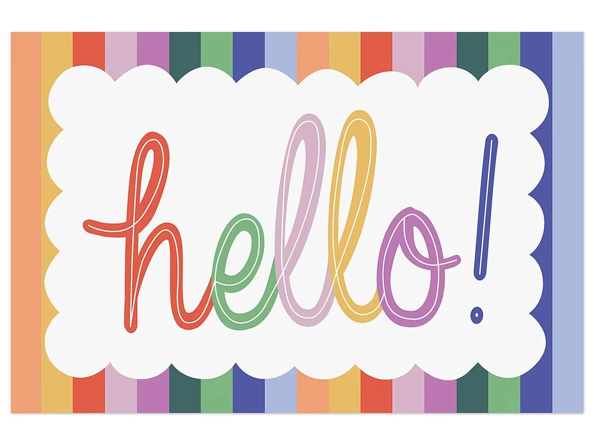 Color Crush Hello Postcards - US 9003