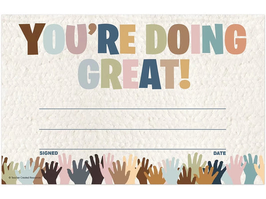 Everyone Is Welcome - You’re Doing Great! Awards - US 4132