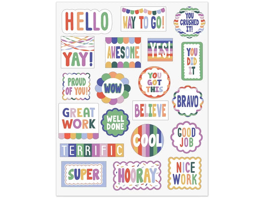 Color Crush Stickers - US 9275