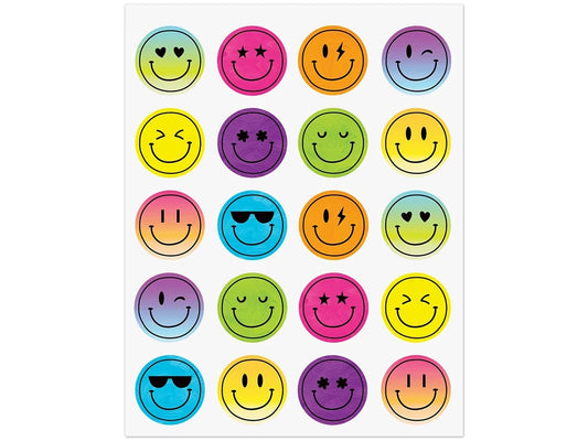 Brights 4Ever Smiley Face Stickers - US 5320