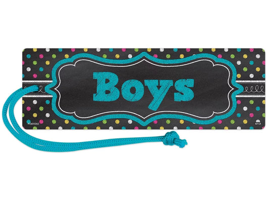 Chalkboard Brights Magnetic Boy’s Hall Pass - US 3675