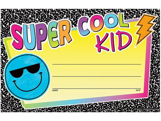 Brights 4Ever Super-Cool Kid Certificates - US 4189