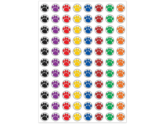 Paw Print Mini Stickers - US 4810