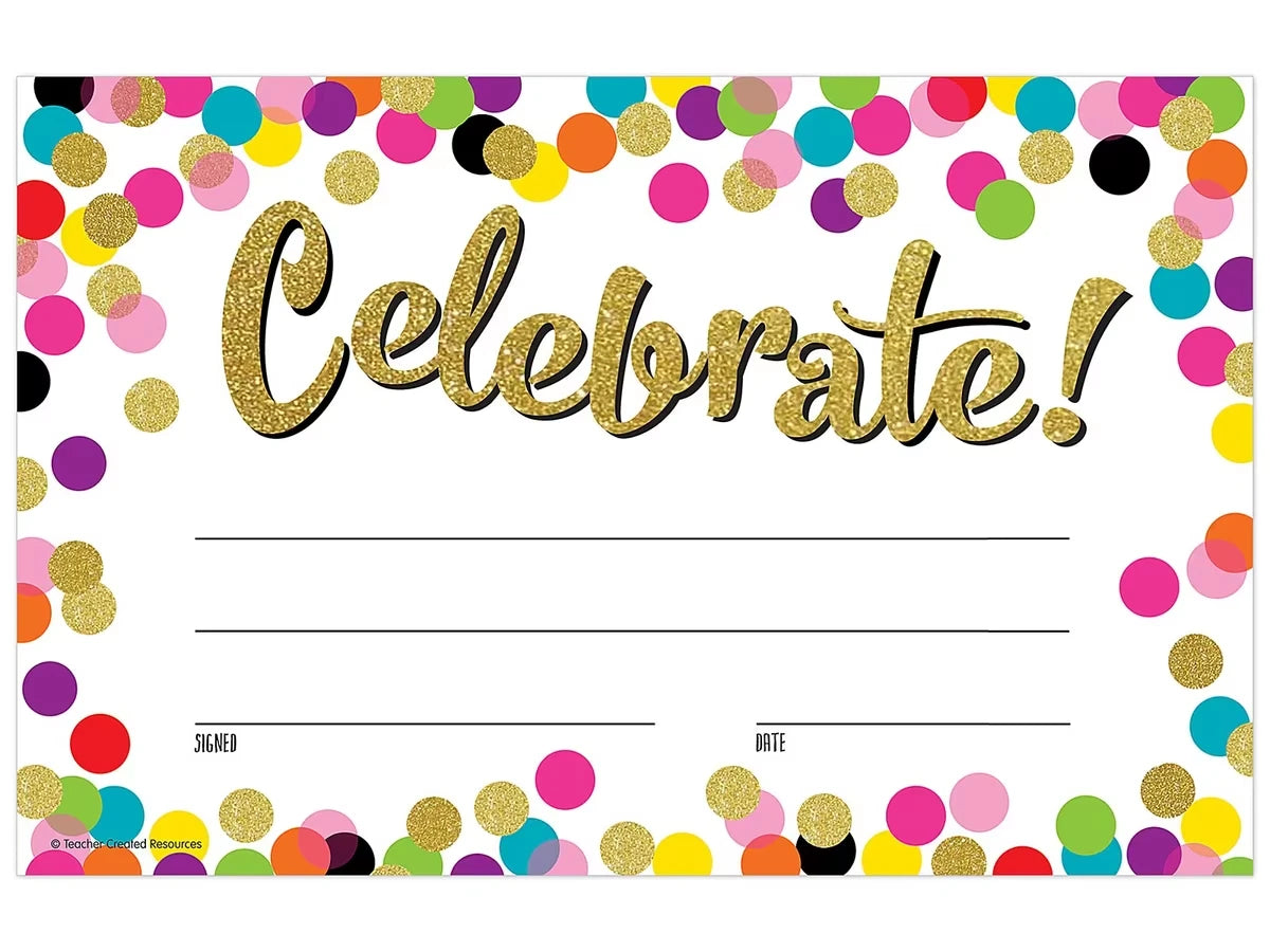 Confetti Celebrate! Awards - US 3798