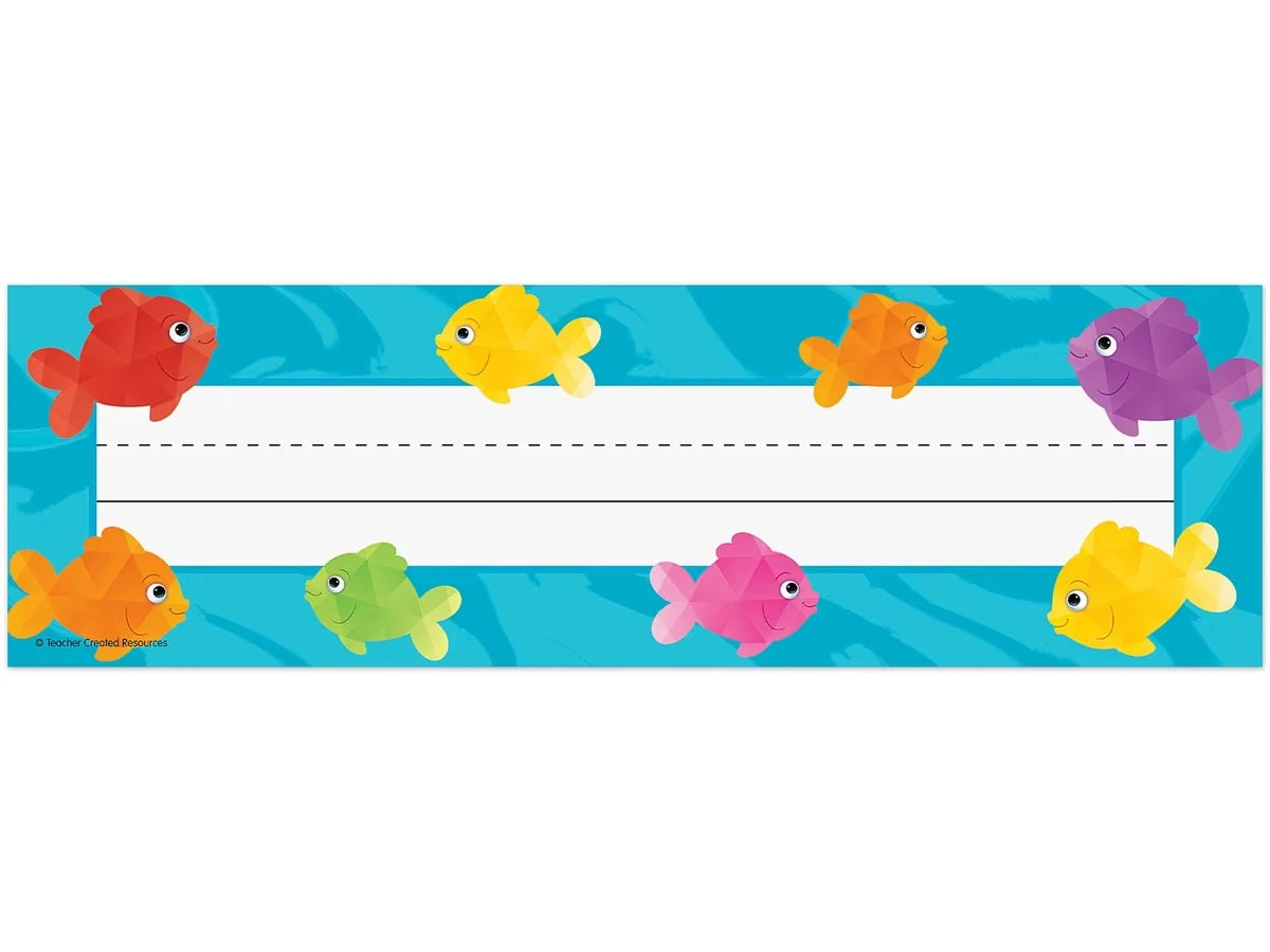 Colorful Fish Nameplates - US 8816