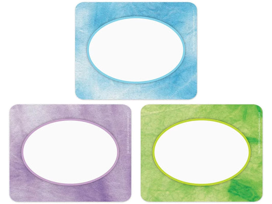Tie-Dye Name Tags - US 6760