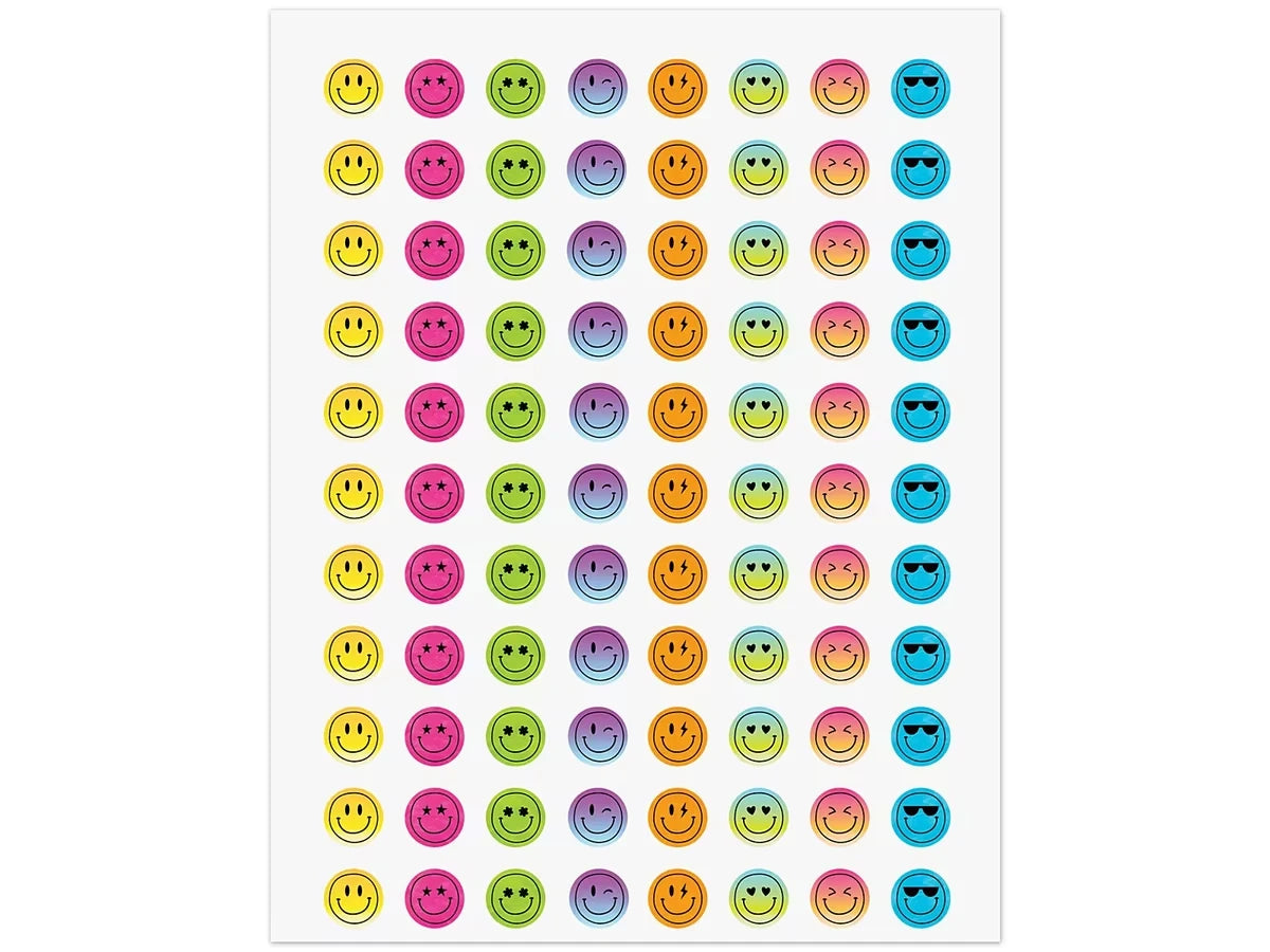 Brights 4Ever Smiley Face Mini Stickers - US 6728