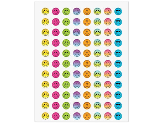 Brights 4Ever Smiley Face Mini Stickers - US 6728