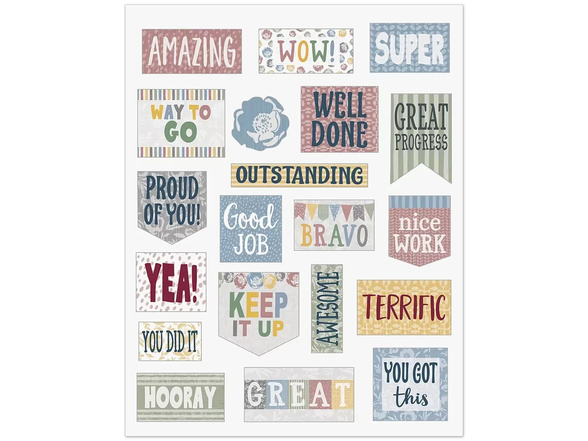 Classroom Cottage Motivational Stickers - US 4794