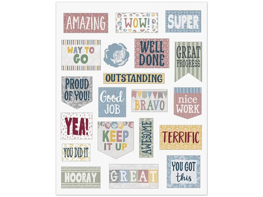 Classroom Cottage Motivational Stickers - US 4794