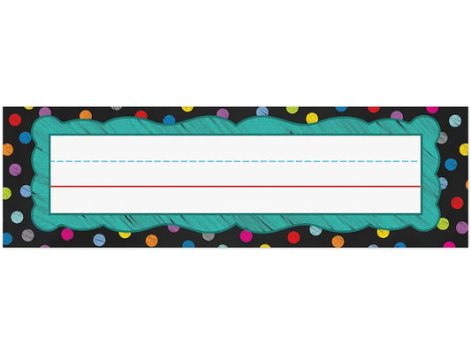 Colorful Chalkboard Nameplates - US 4793