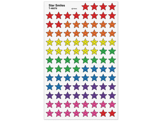 Star Smile Stickers - Value Pack - US 3457