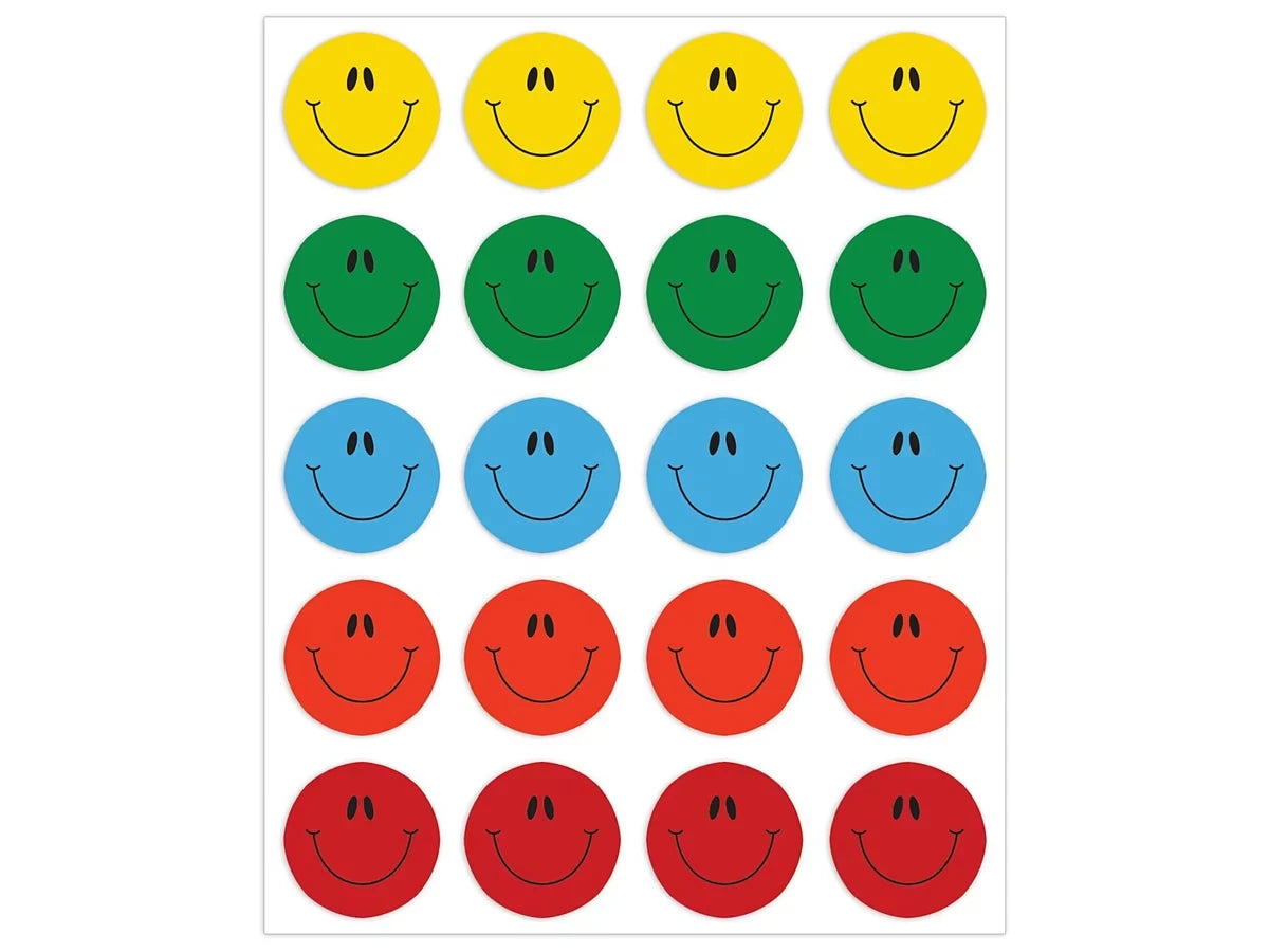 Smiley Face Stickers - US 7716