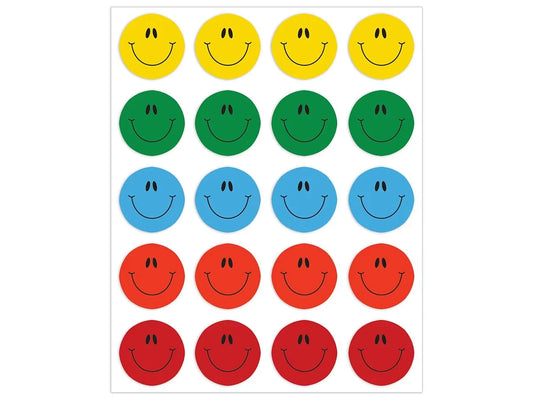 Smiley Face Stickers - US 7716