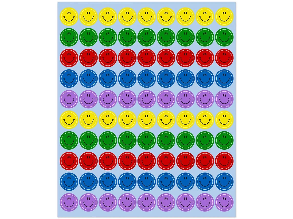 Smiley Face Mini Stickers - US 4321
