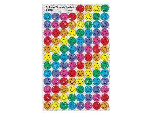 Sparkling Smiley Face Mini Stickers - US 5225