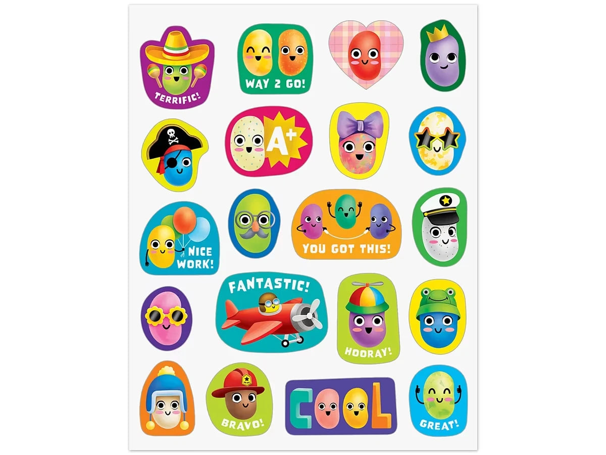 Jelly Bean Scented Stickers - US 2895