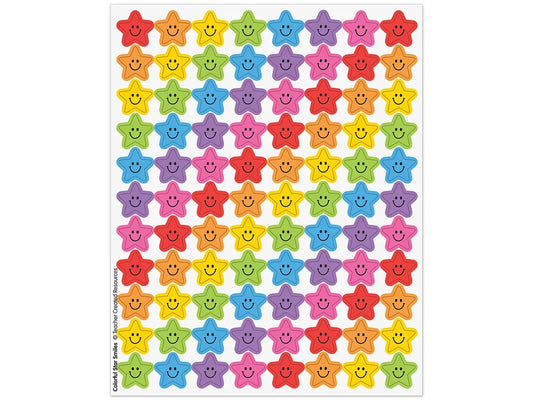 Colorful Stars Mini Stickers - US 7984