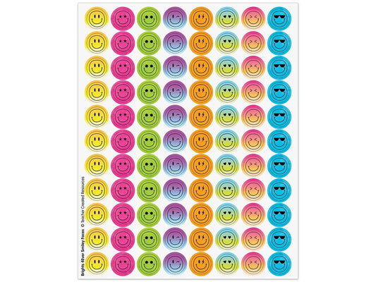 Brights 4Ever Smiley Stickers - US 9518