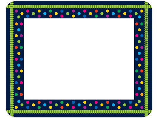 Rainbow Polka Dot Name Tags - US 3715