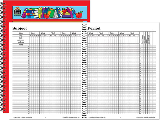 Classroom Lesson Plan & Record Book - US 7623