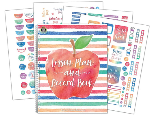 Watercolor Lesson Plan & Record Book - US 8116