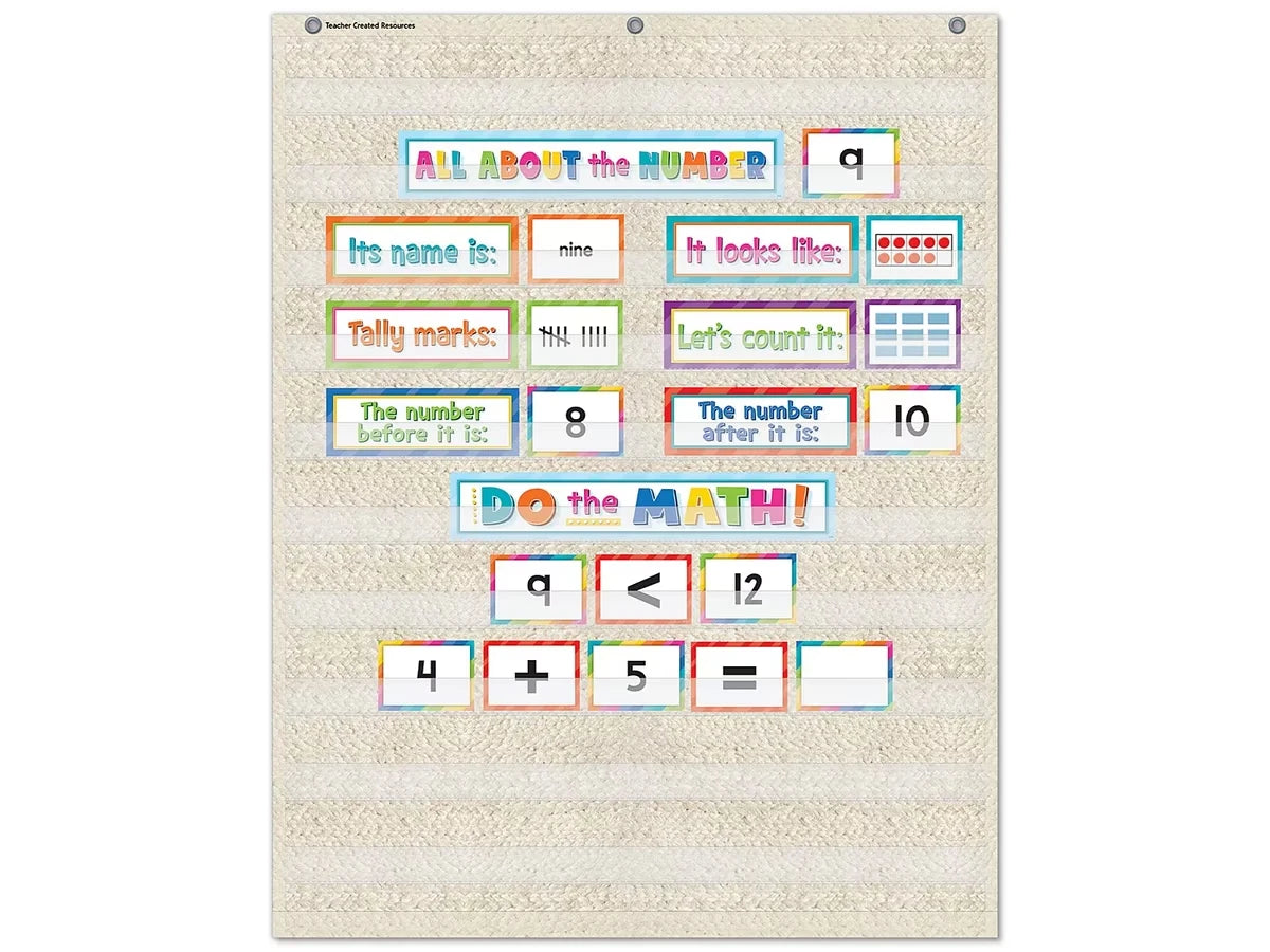 Woven Pocket Chart - US 1681